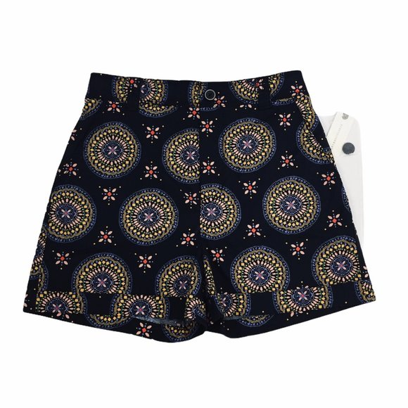 Anthropologie | Maeve Black Medallion Print Short - Picture 1 of 6